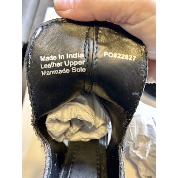 Journee Collection Womens Courtny Leather Contrast Trim Shooties Shoes Size 7 - Picture 8 of 8